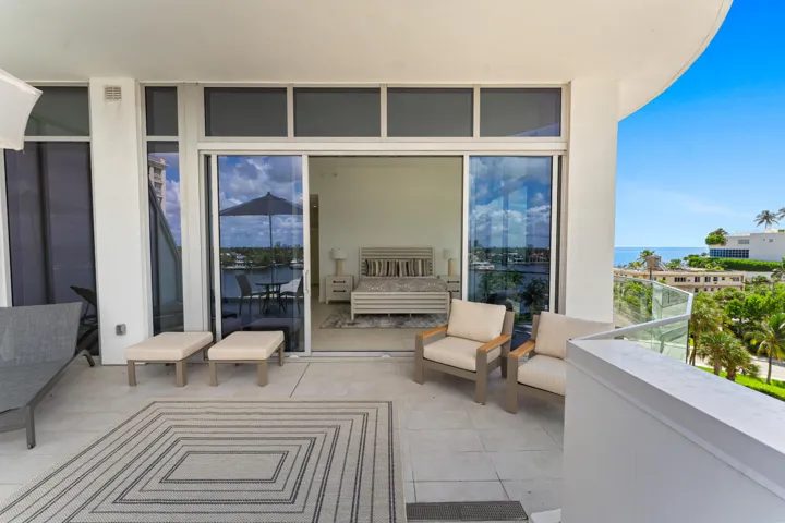 Private deck for primary suite