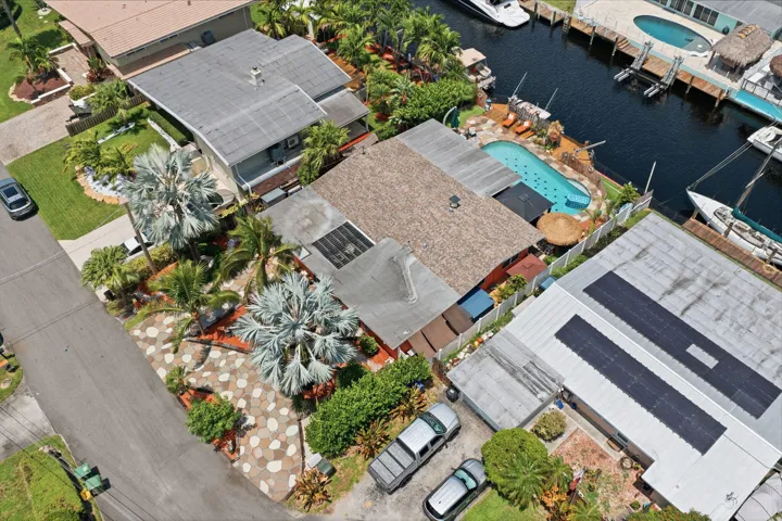 Large circular driveway and situated near the cul-de-sac