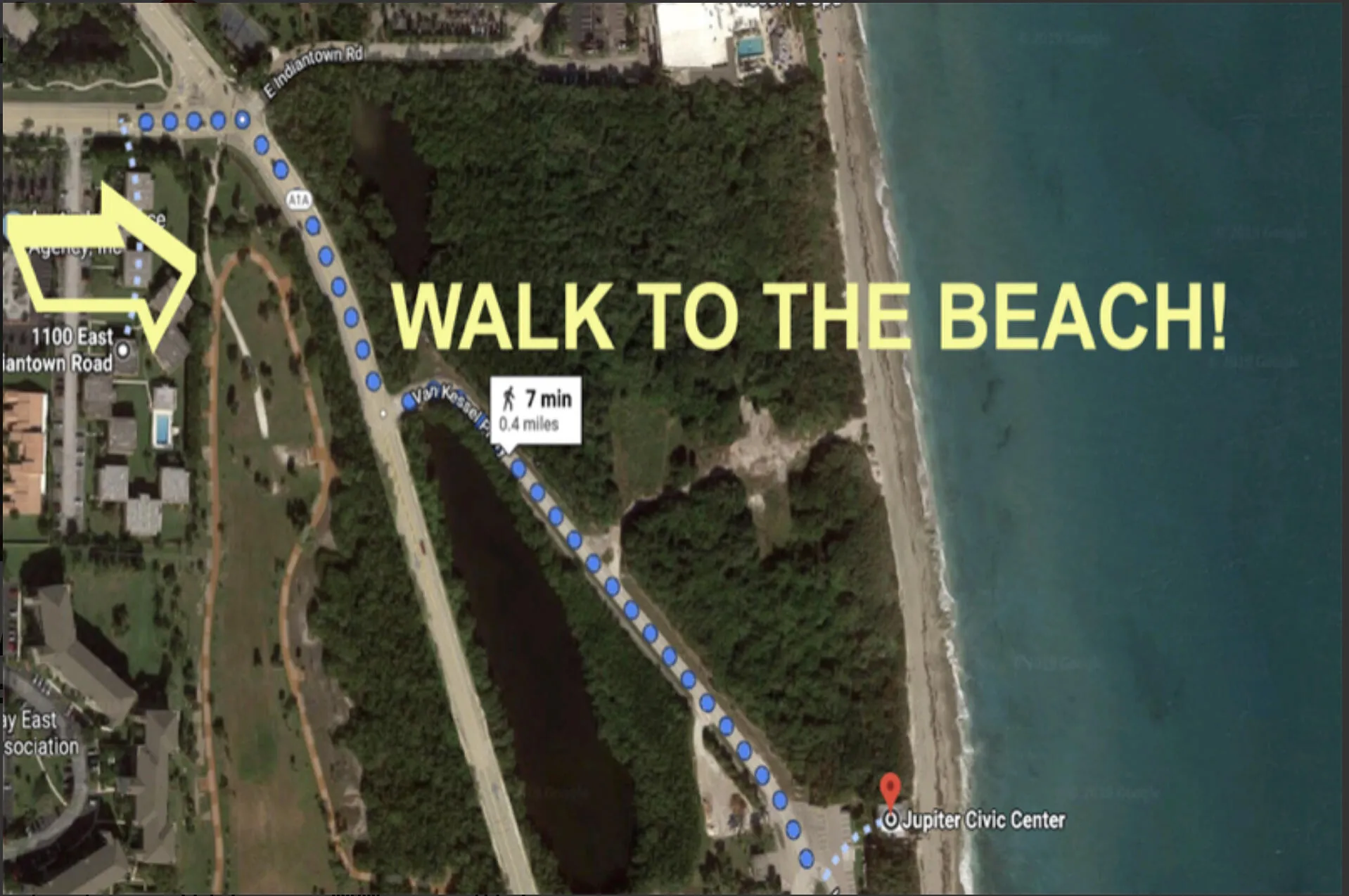 Walk to the beach
