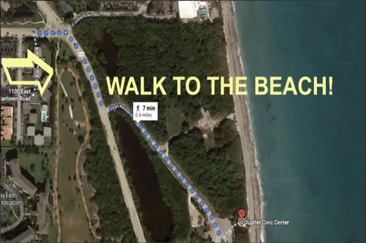 Walk to the beach