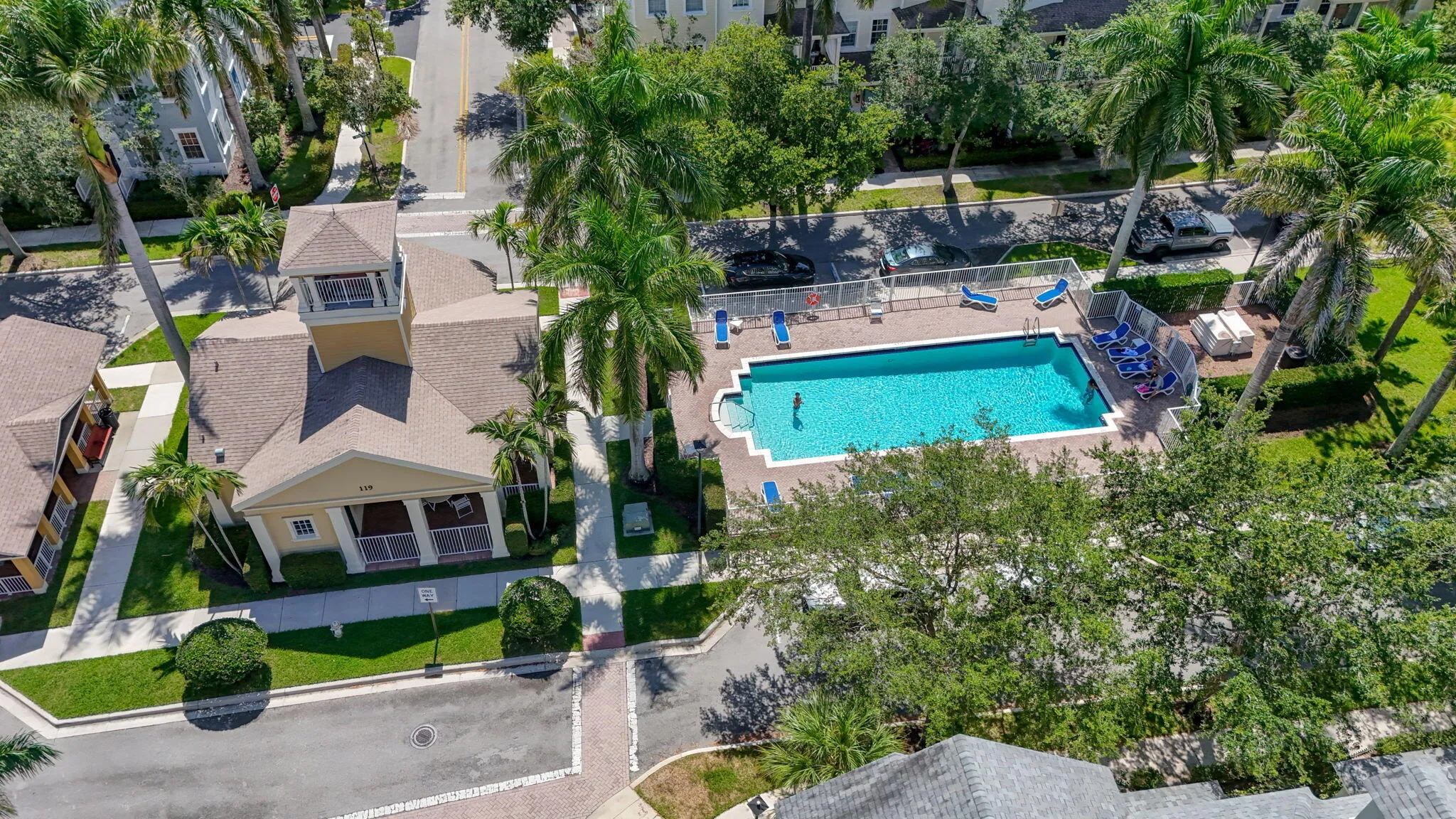 Clubhouse and pool