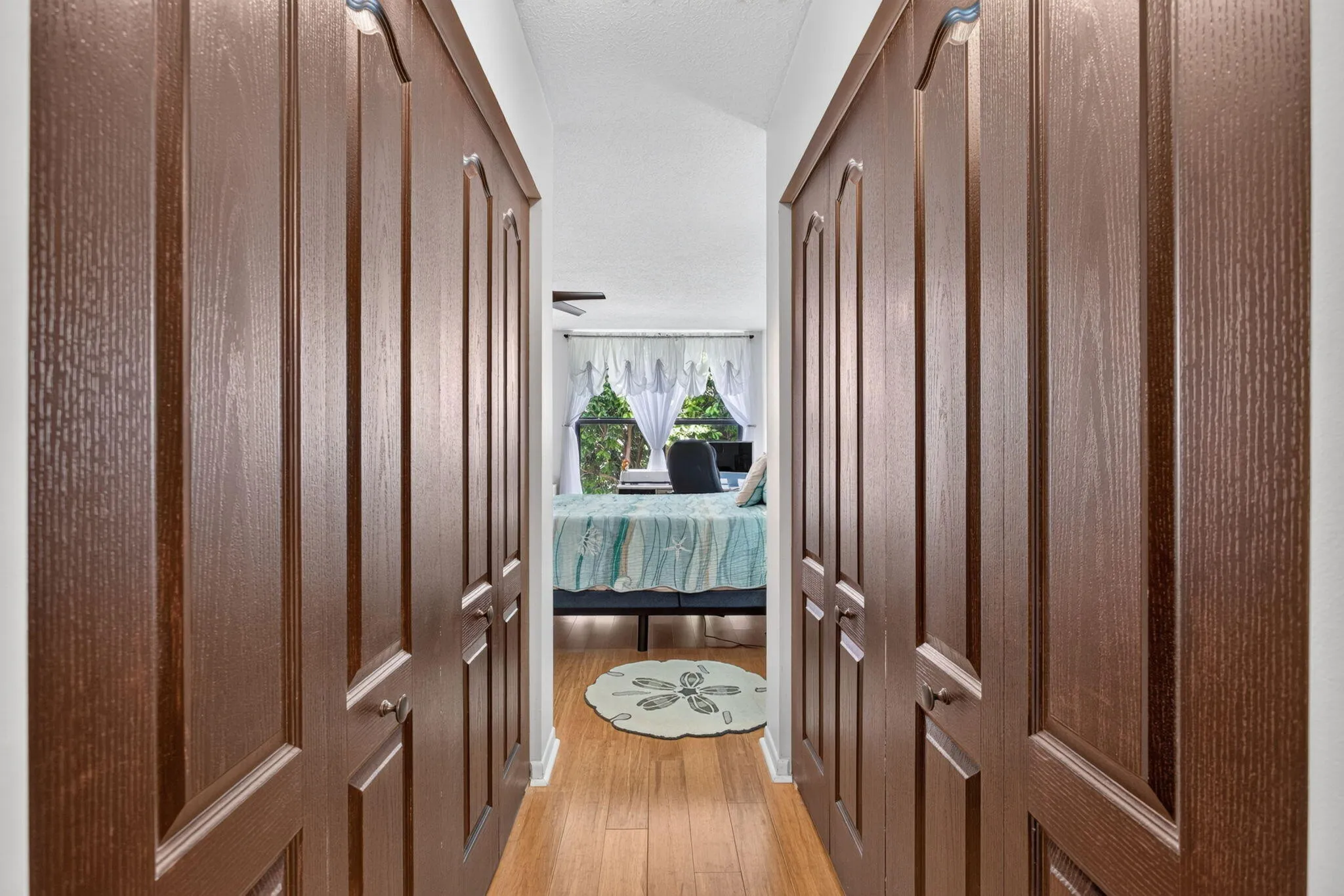 THREE wall closets are perfect for any fashion fan.