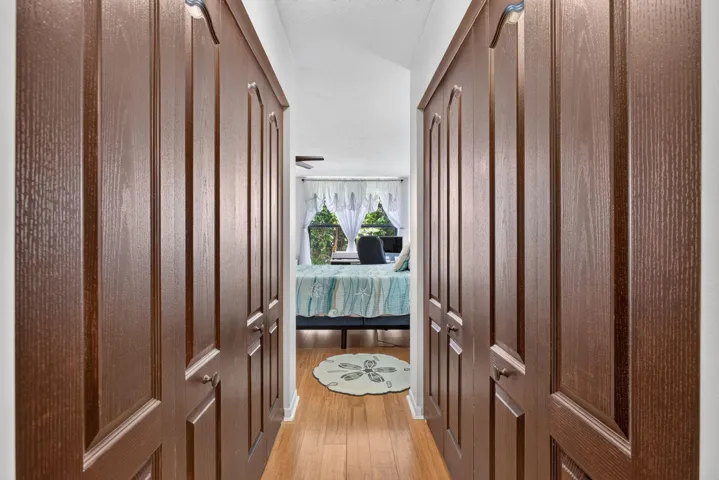 THREE wall closets are perfect for any fashion fan.