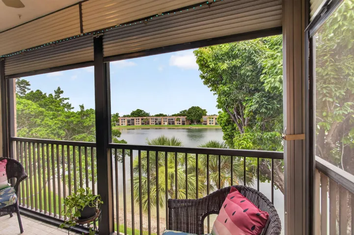 LAKE views from this CORNER, private 2/2 with NO building on your left.
