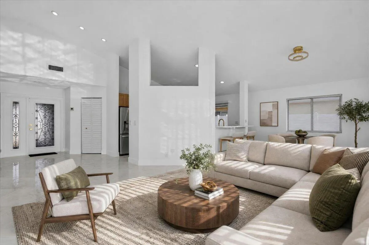 staged