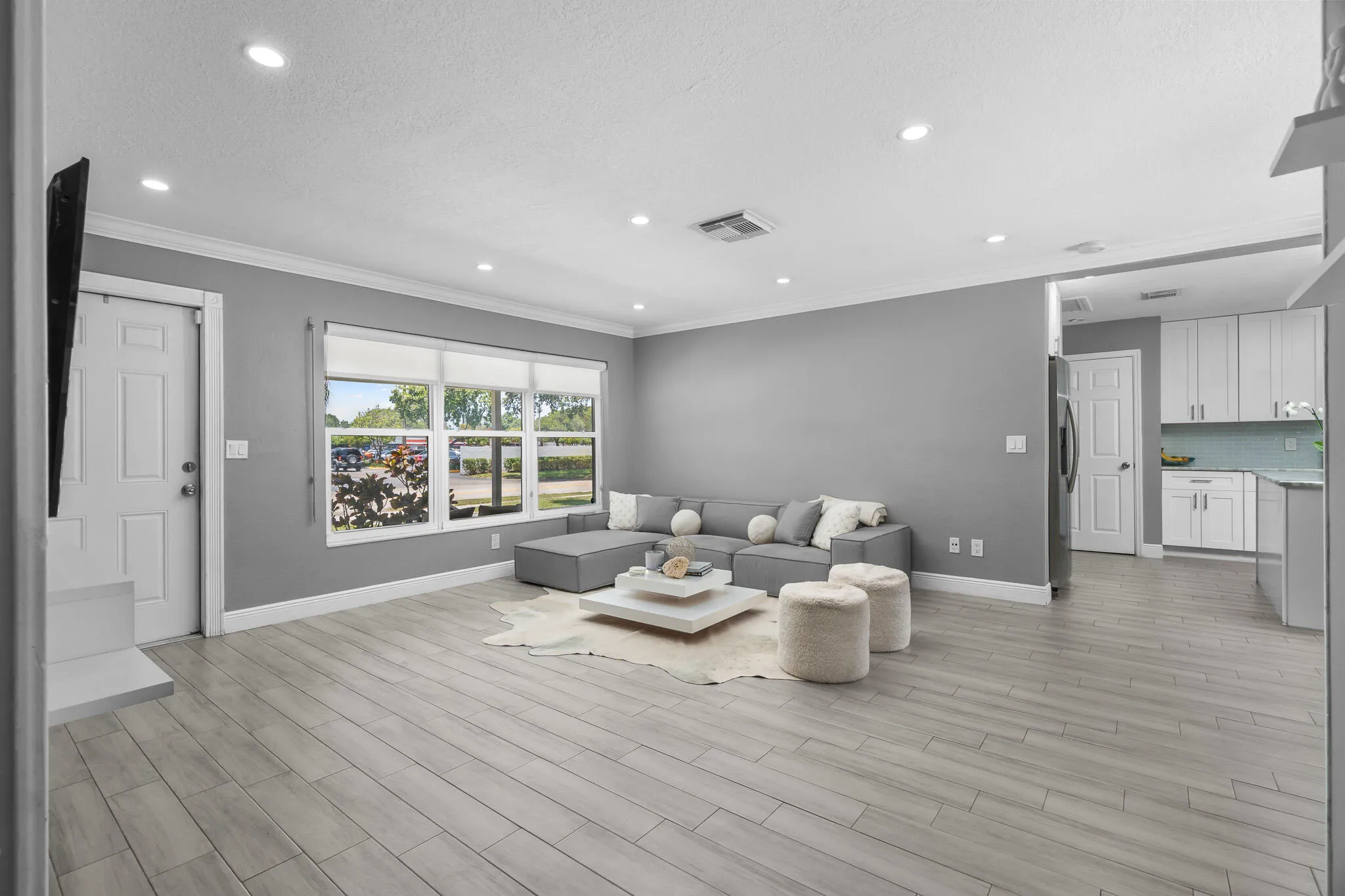 Open concept living room