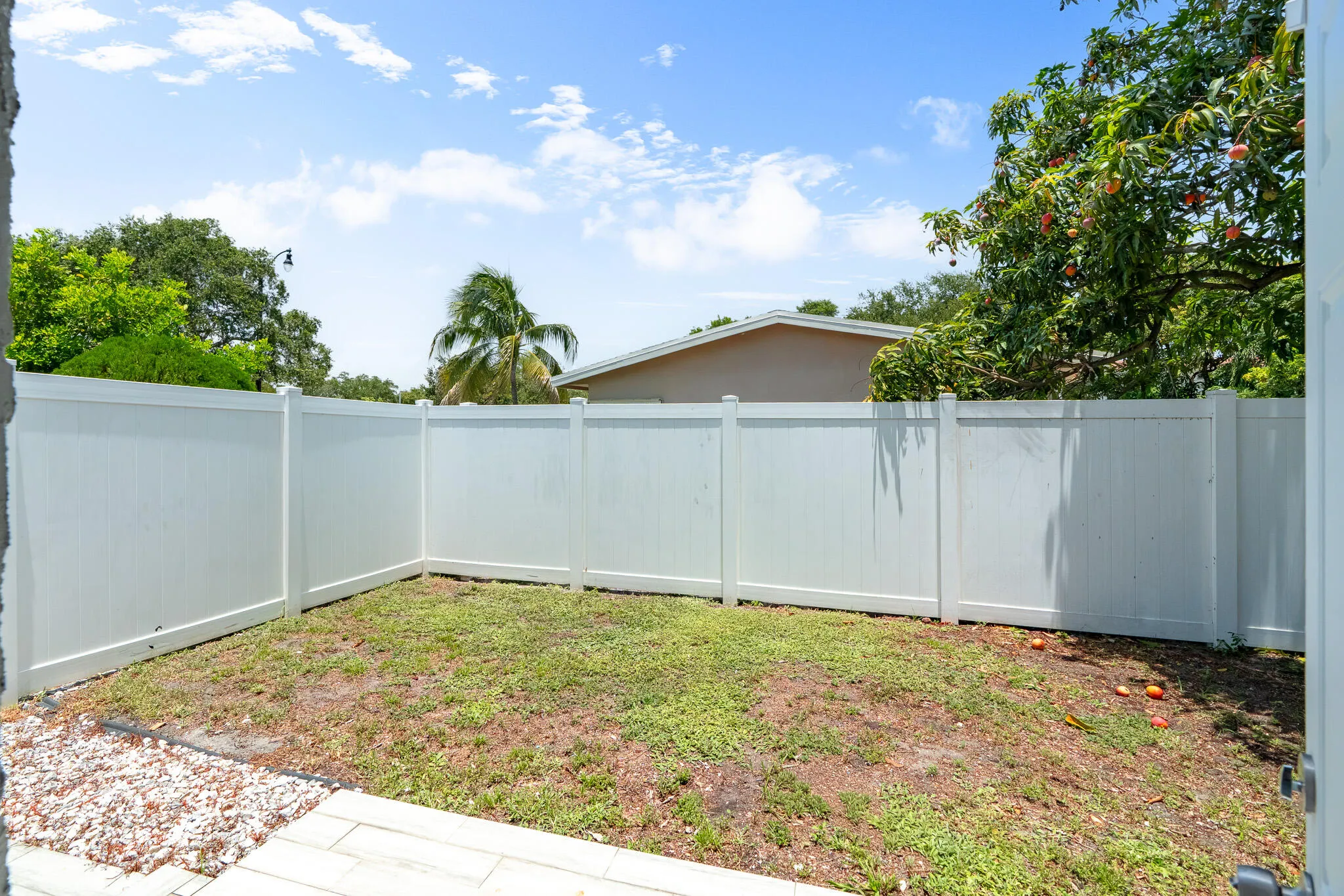 Fully fenced for the dogs!