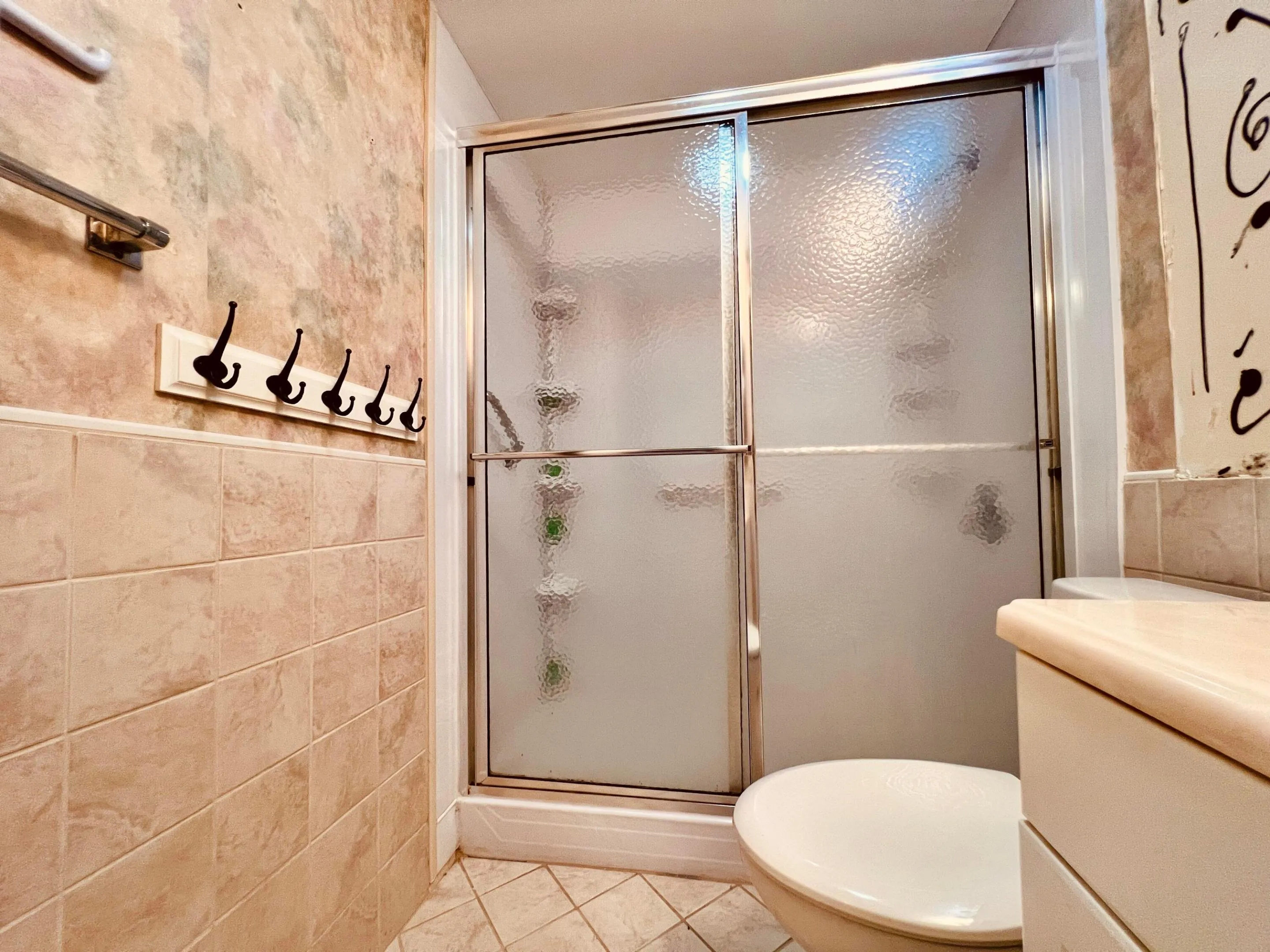 Bathroom Updated With Step-in Shower