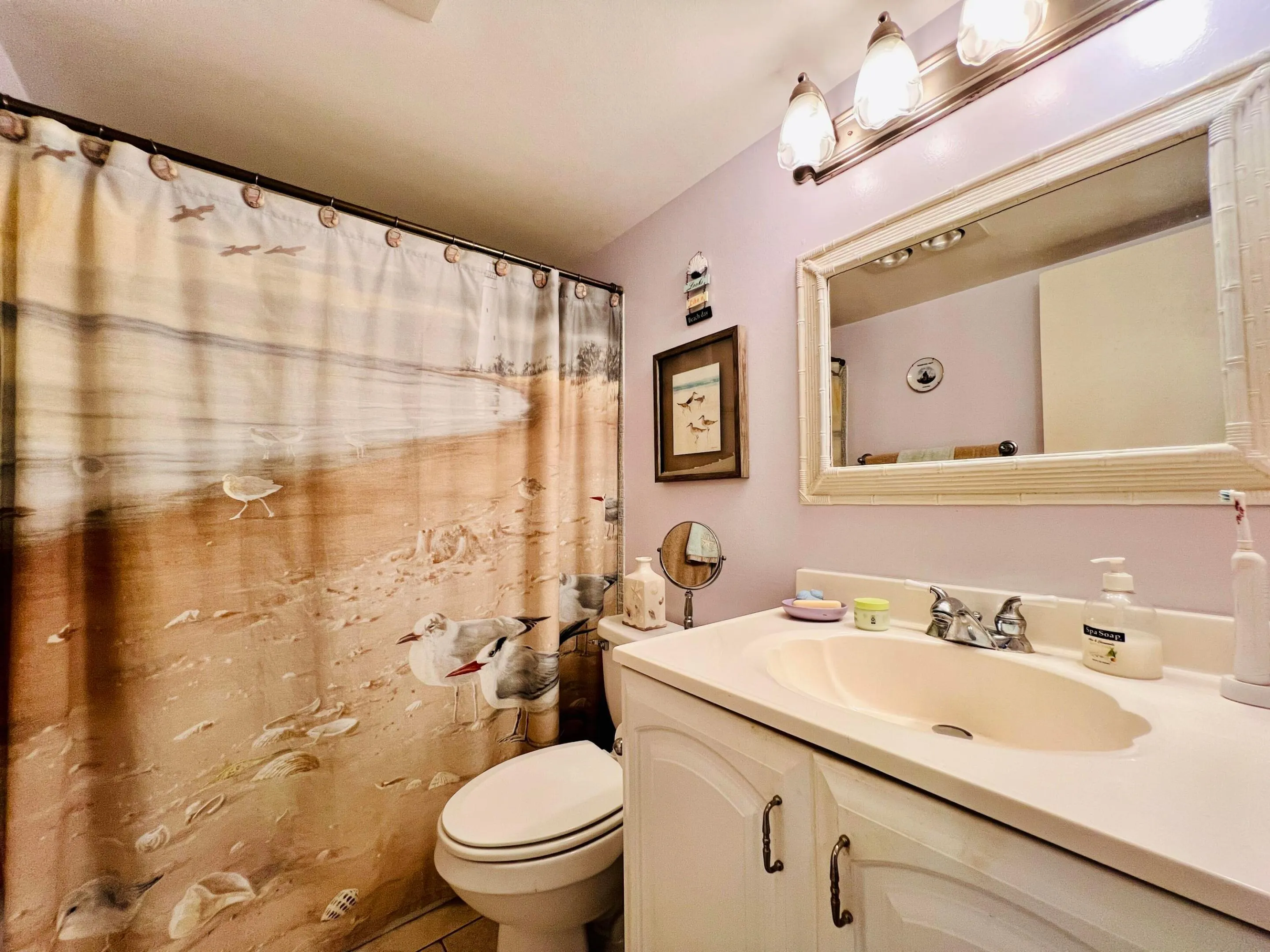 Full Bath With Updated Vanity. Tub/Shower Combination