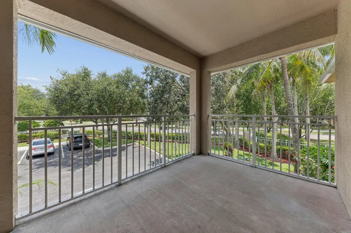 Huge covered balcony
