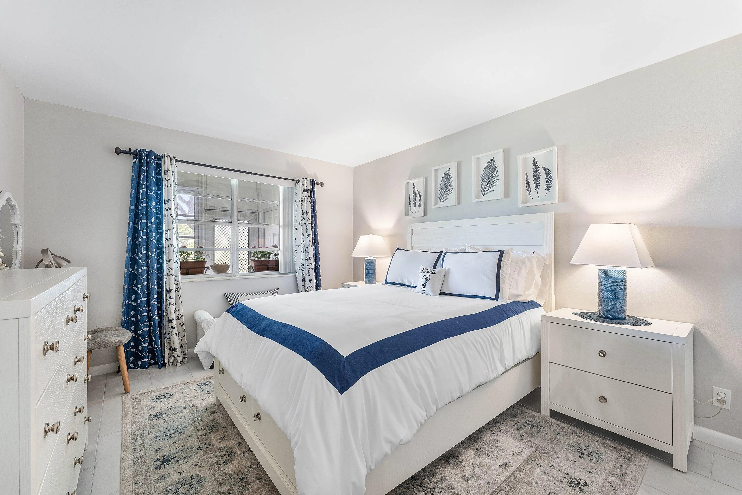 Large bedroom with a great view of the lake