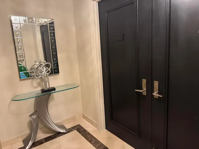 Private elevator entry