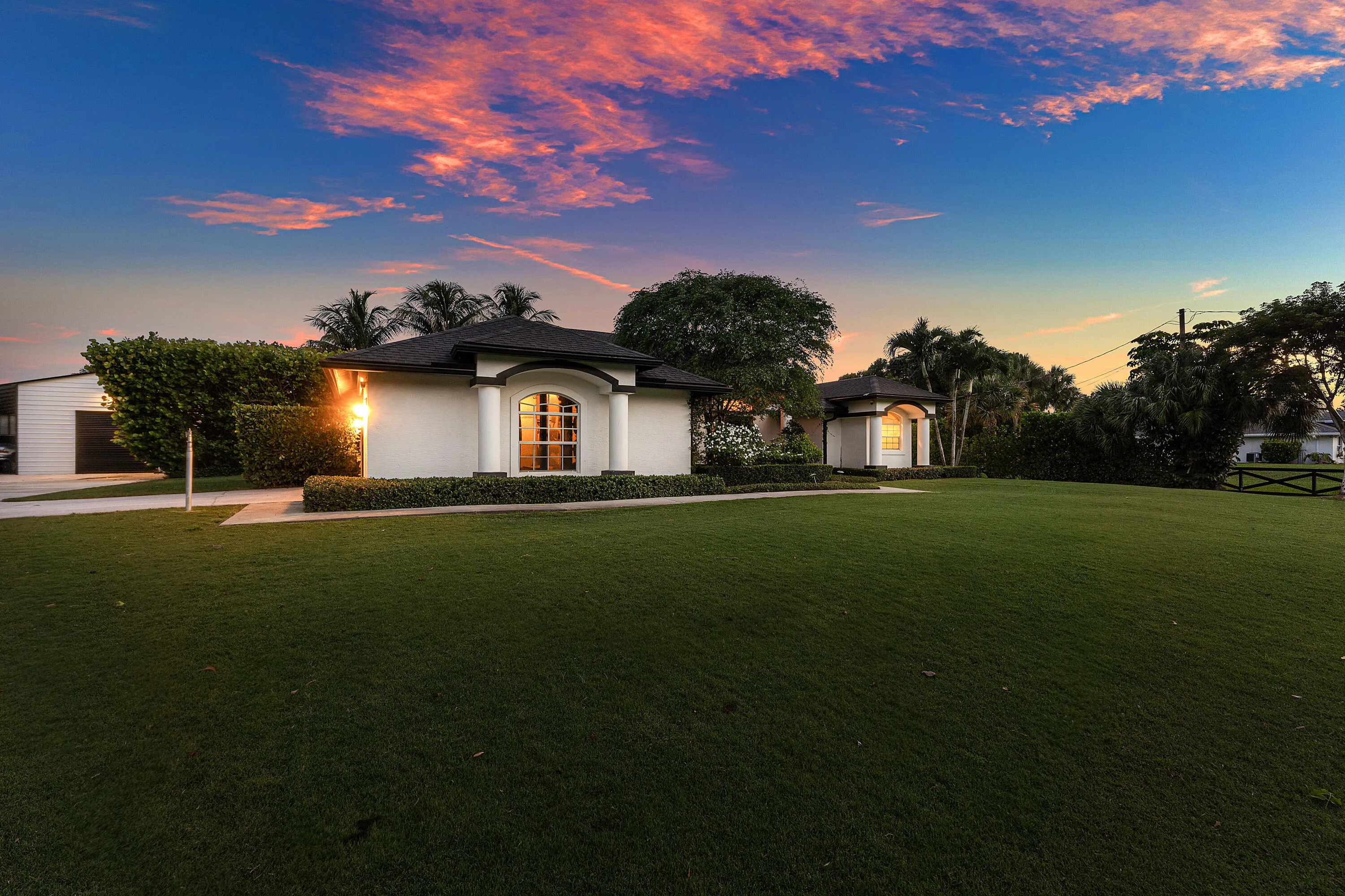 sunset exterior