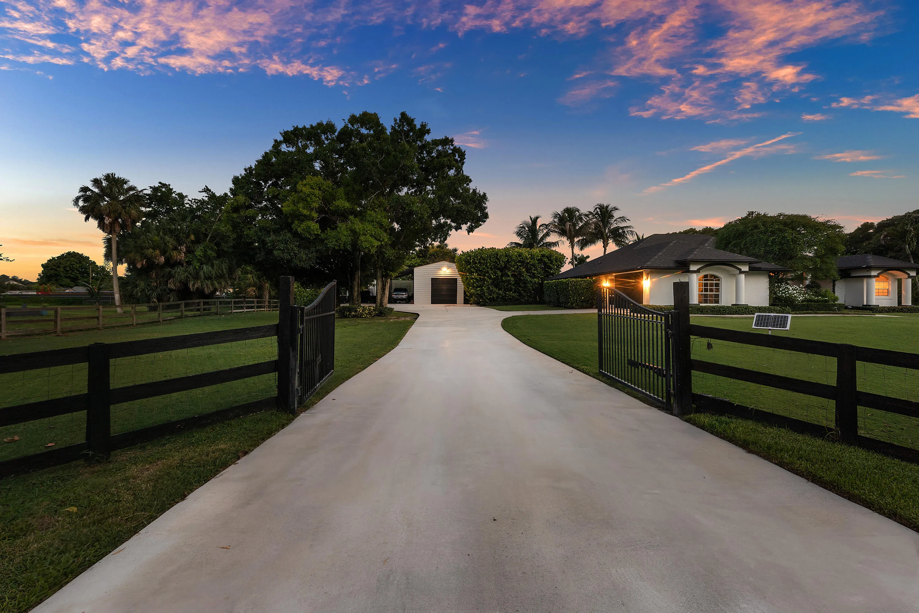 sunset exterior