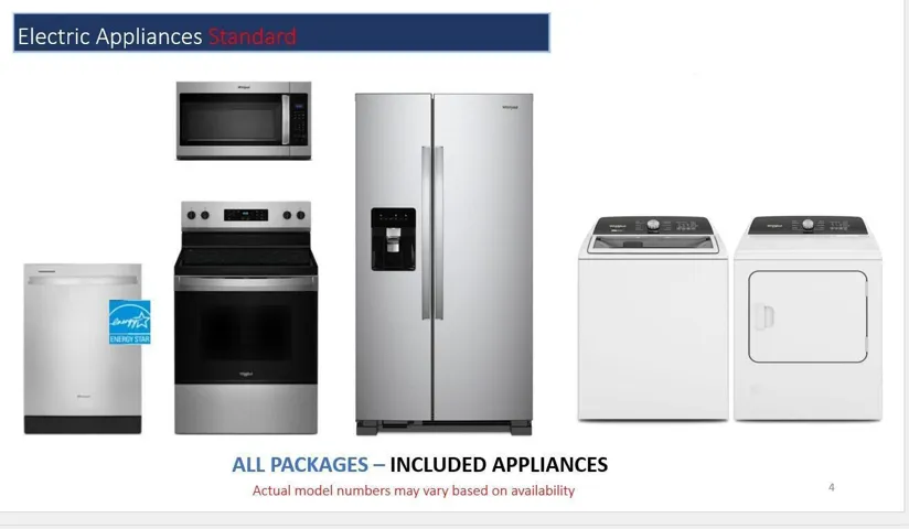 EVERTON INCLUDED APPLIANCES