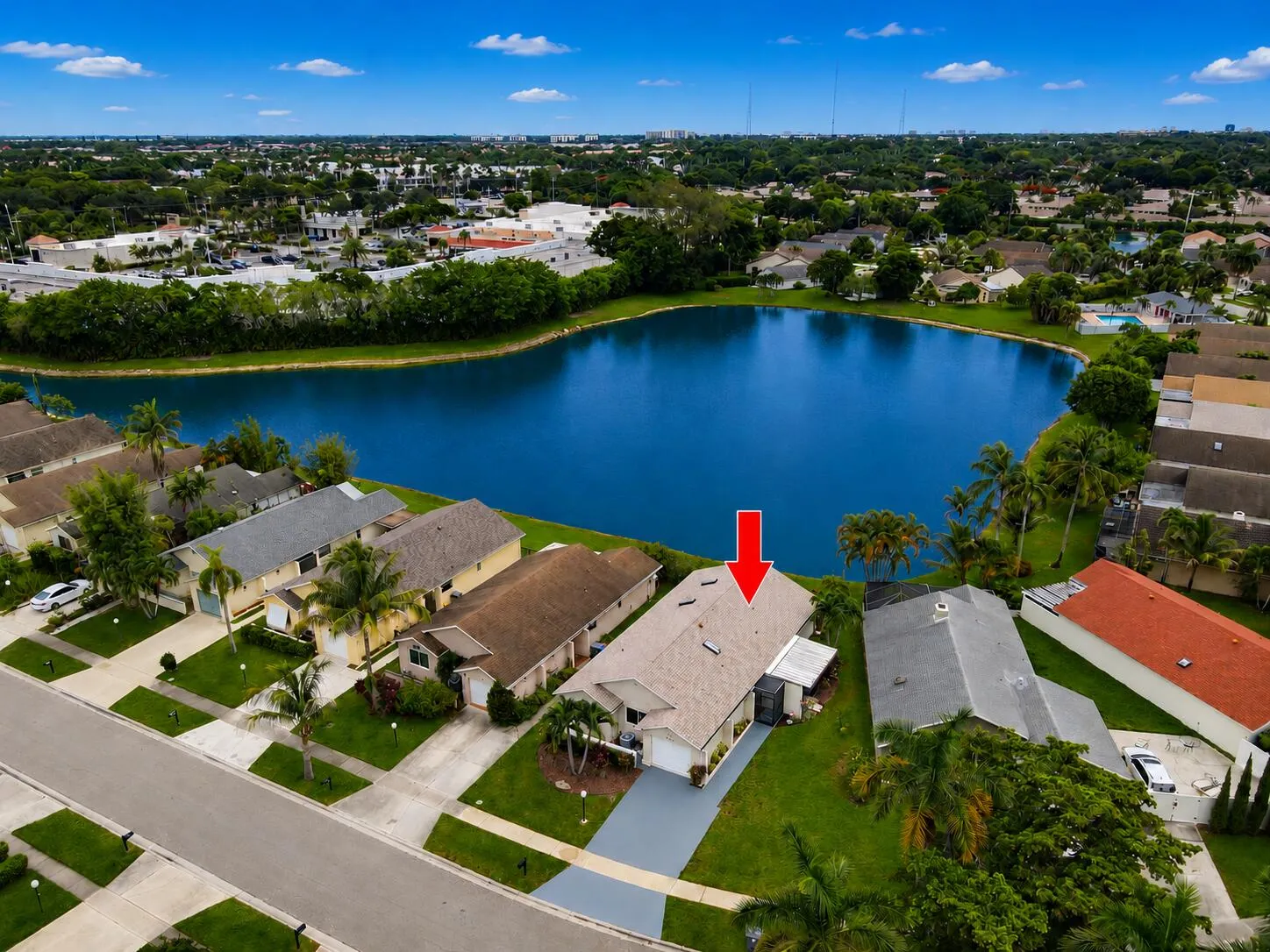 Wider property with 40 feet of lakefront. A view everyone will be proud of!