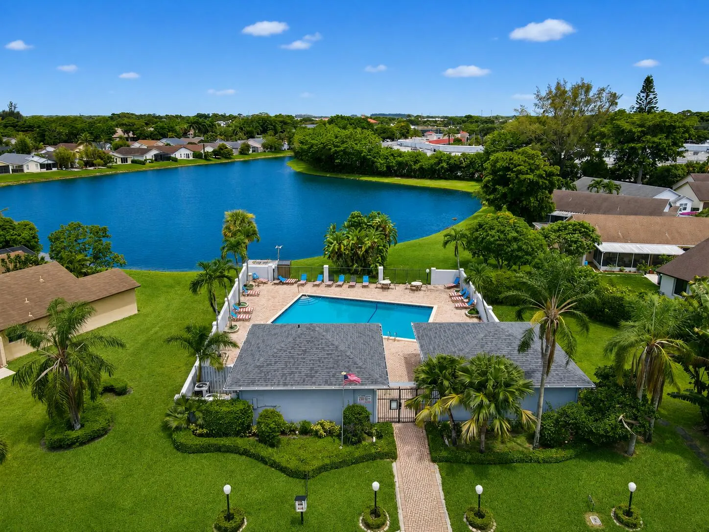 Heated pool, spa and community room with kitchen are included in the low monthly HOA dues $180