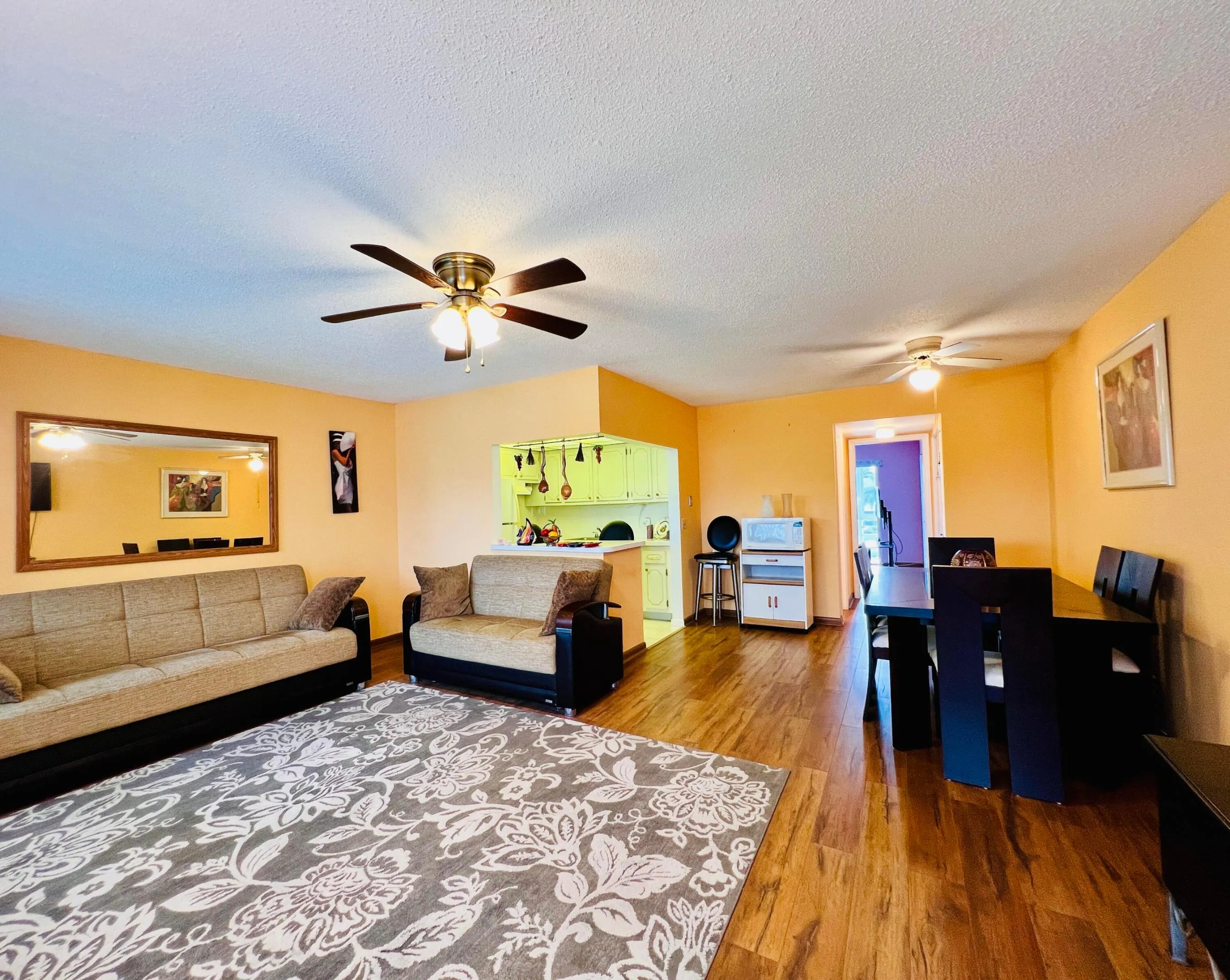Spacious Living and DIning Area