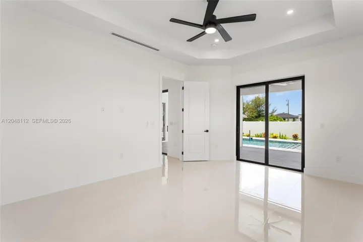 The PRIMARY SUITE is a PRIVATE RETREAT with private sliding doors to the lanai