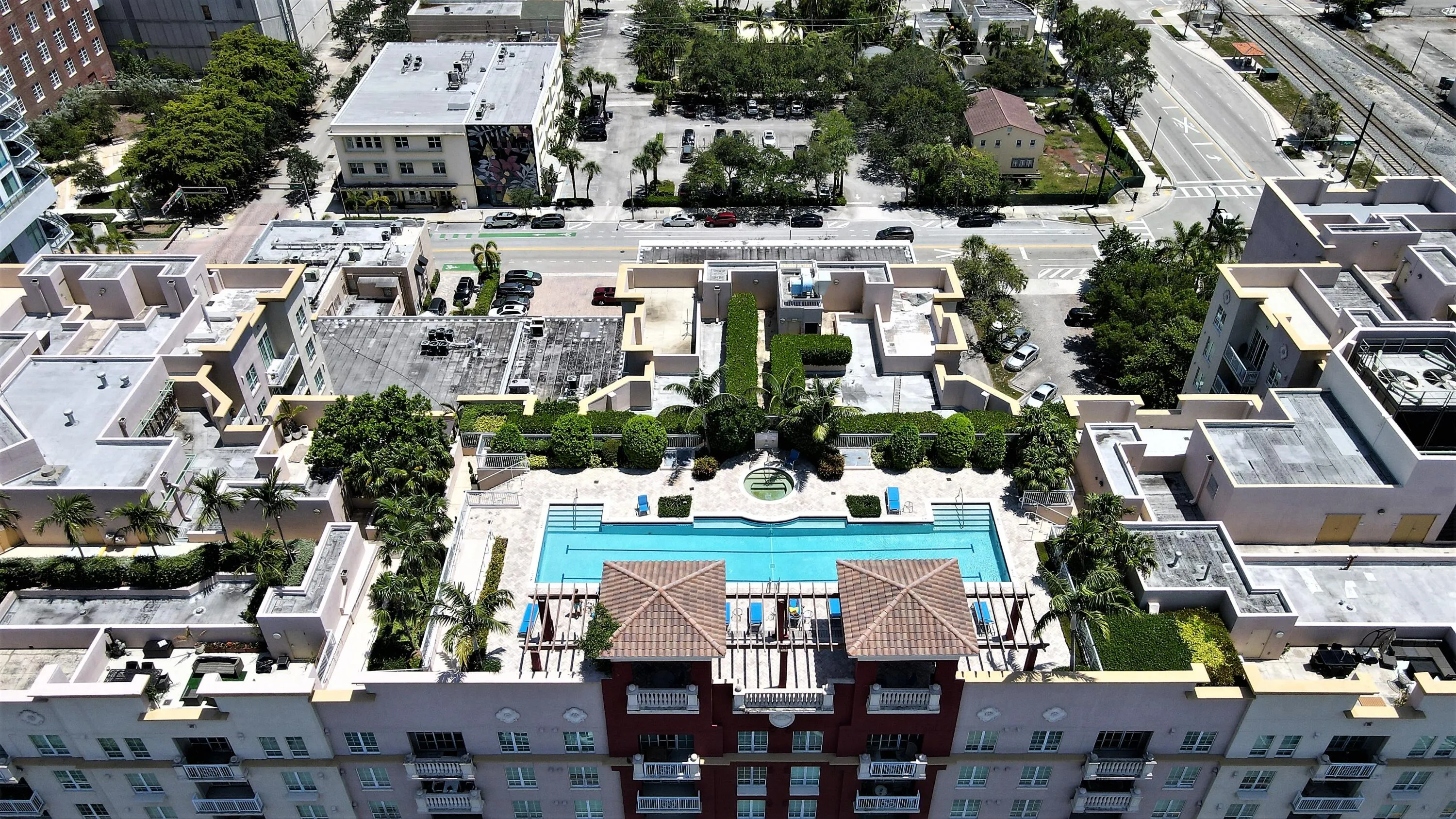 Aerial View of Rooftop