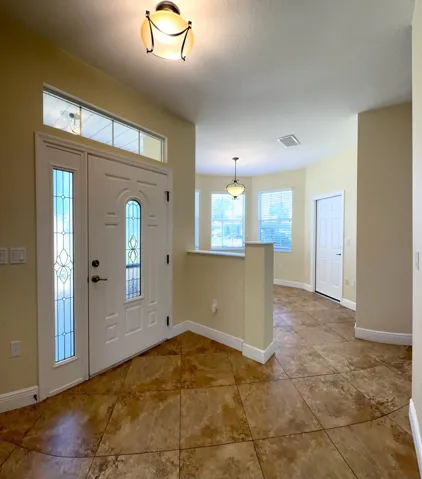Glass beveled glass door
