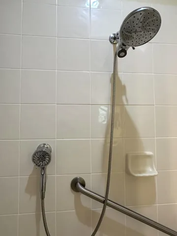 Double shower heads - master bathroom