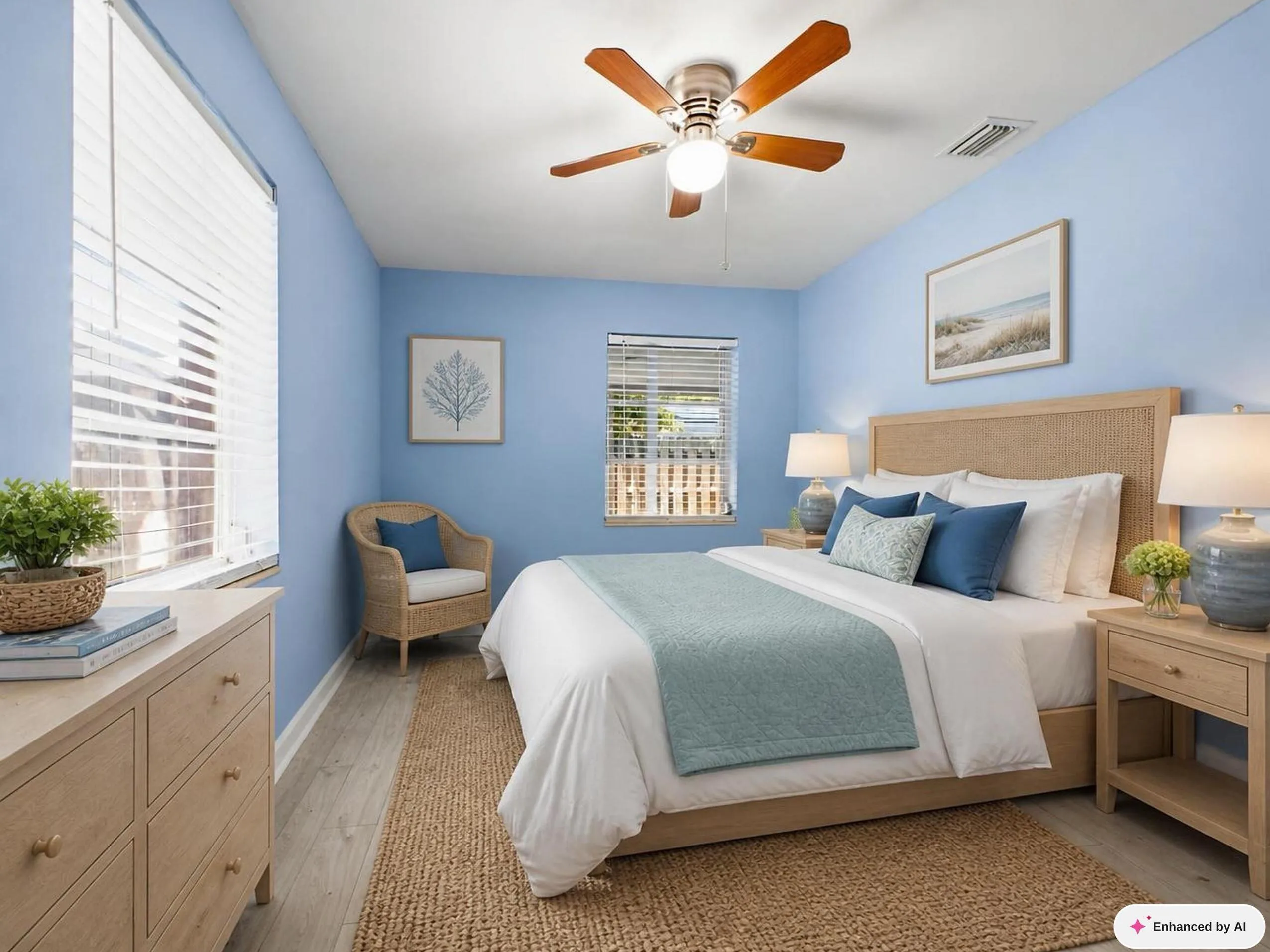 Guest Bedroom Staged