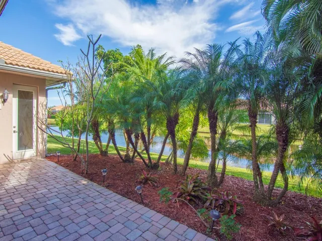 View of patio / terrace featuring a water view