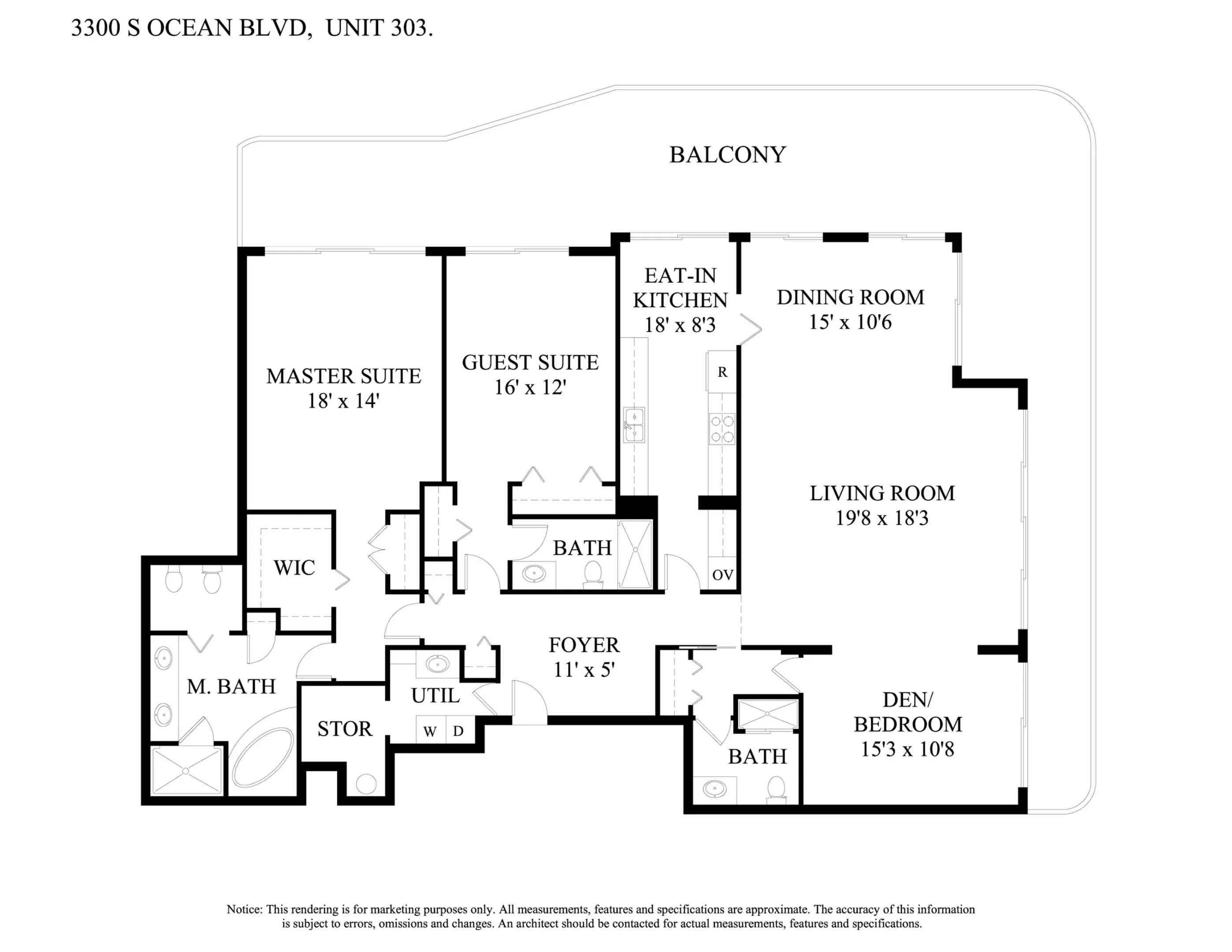 3300 S OCEAN BLVD, 303