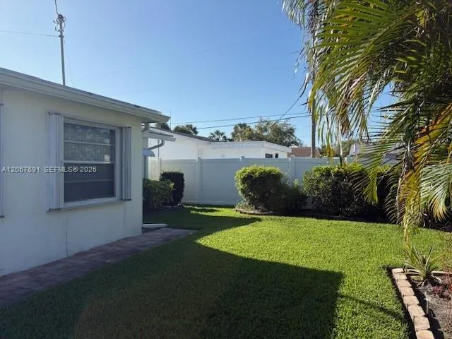 Carport side walkway