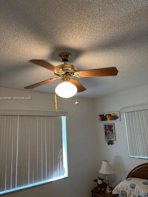 Ceiling fans throughout home