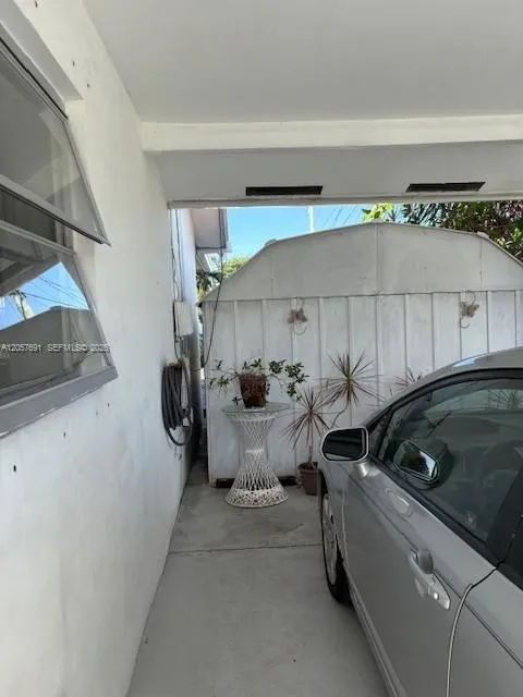 View of front yard from street w/ Stamped Driveway