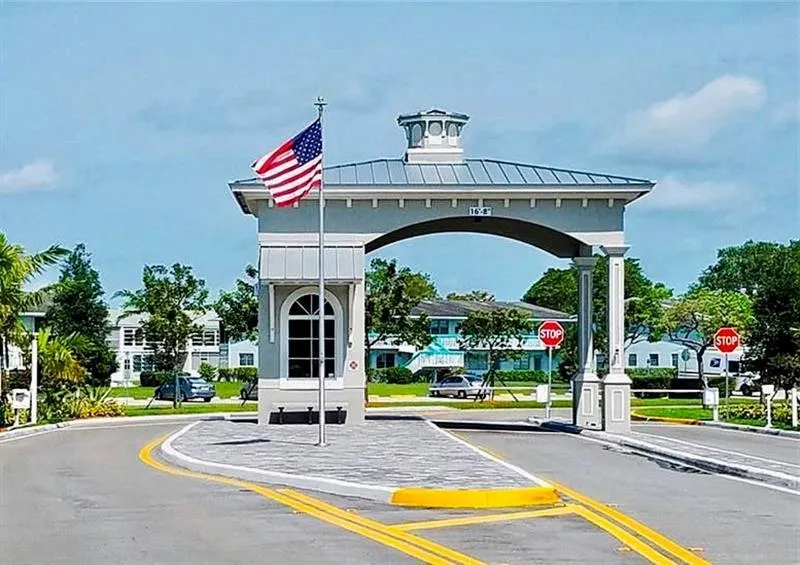 Century Village Gate entrance
