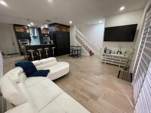 Dinning room/living room. Open-concept design