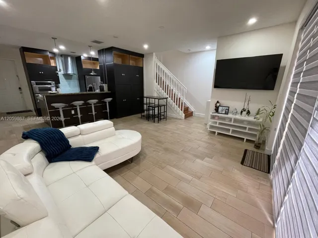 Dinning room/living room. Open-concept design