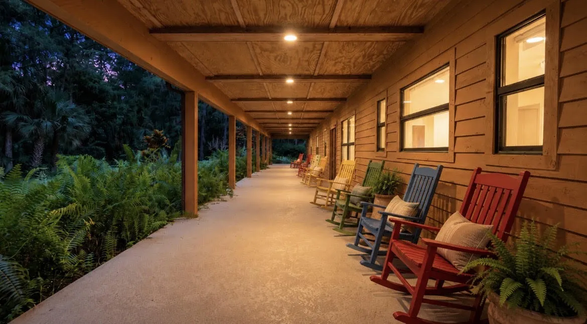 Unscreened Front Porch VS