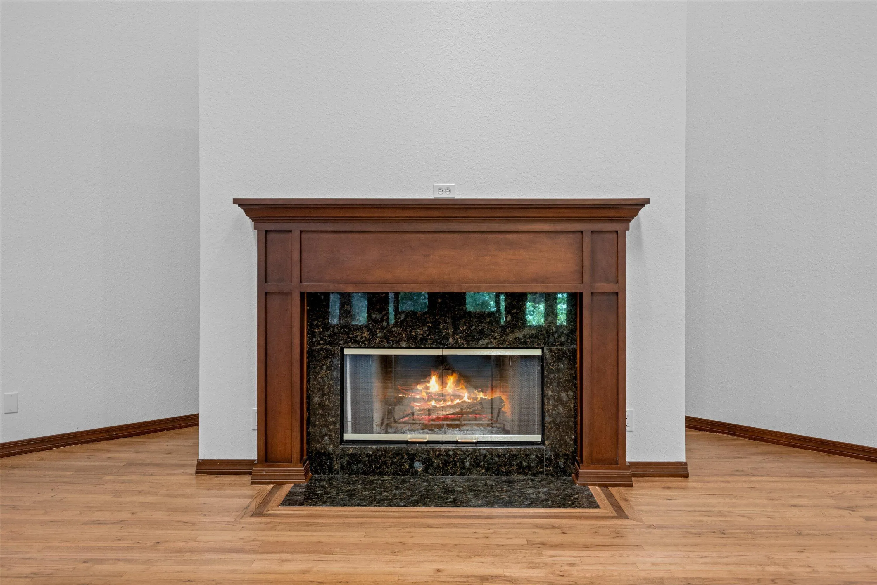 Wood Burning Fireplace