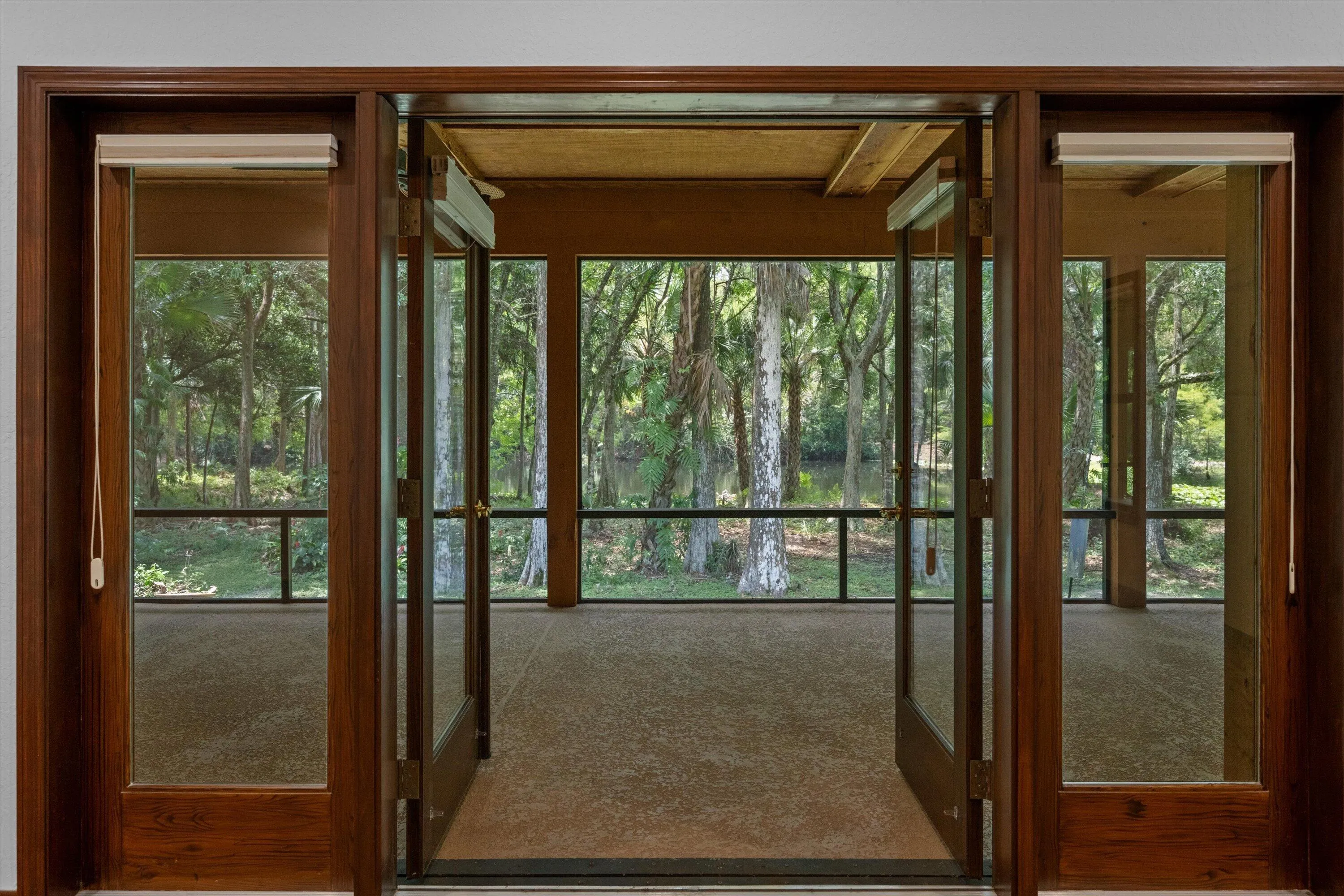 French Doors Leading to Porch