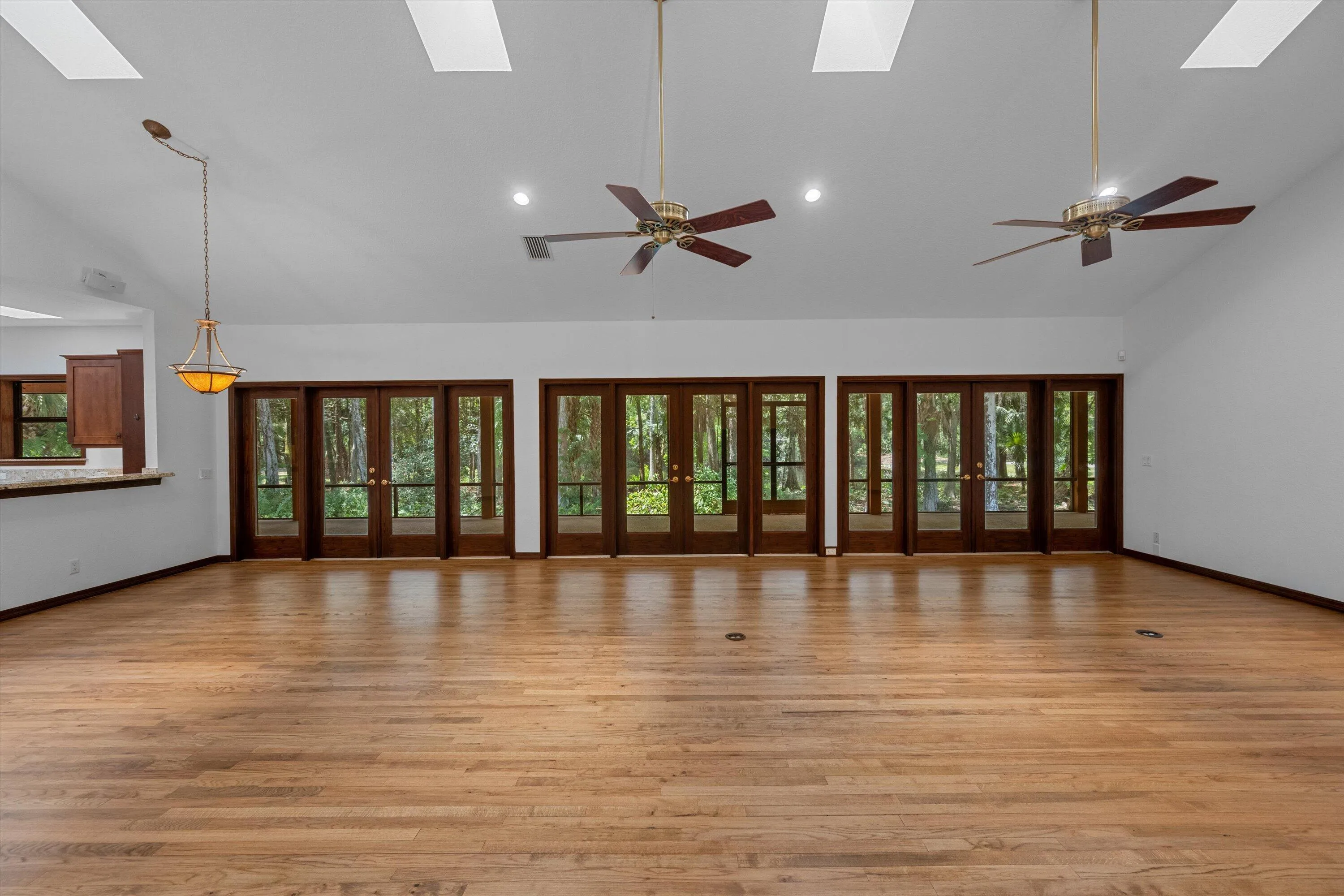 French Doors Across Entire Back