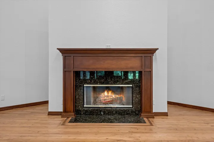 Wood Burning Fireplace