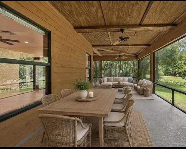 Virtually Stageed Rear Patio