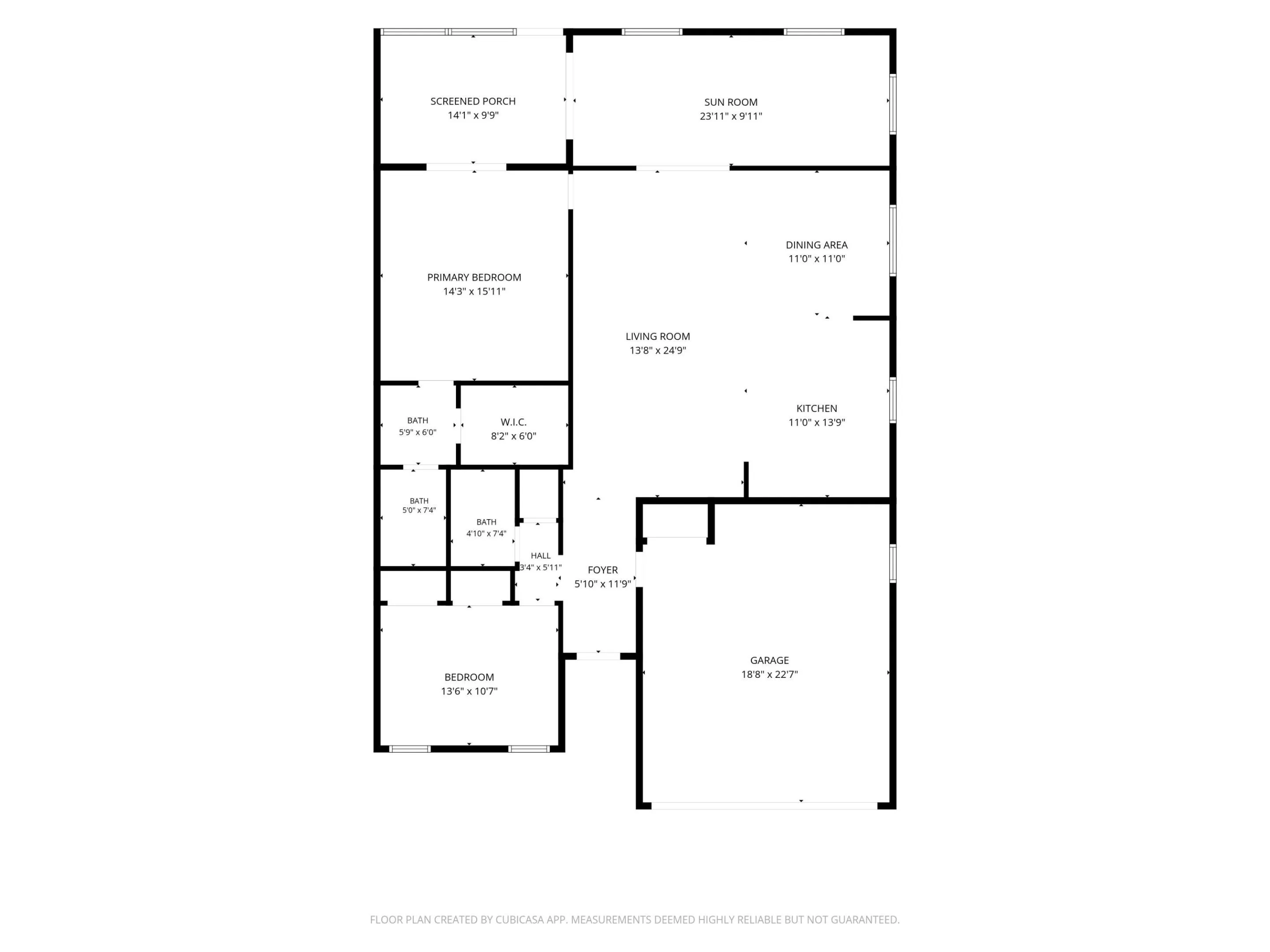 Floor Plan with measurements
