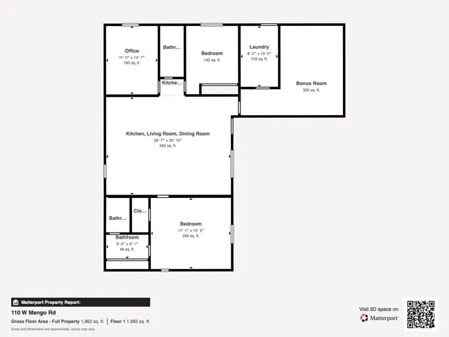 floorplan110 W Mango Rd - Floor 1