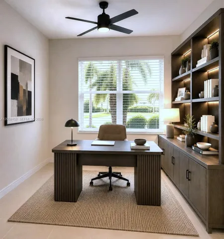 Virtually stagedThird bedroom