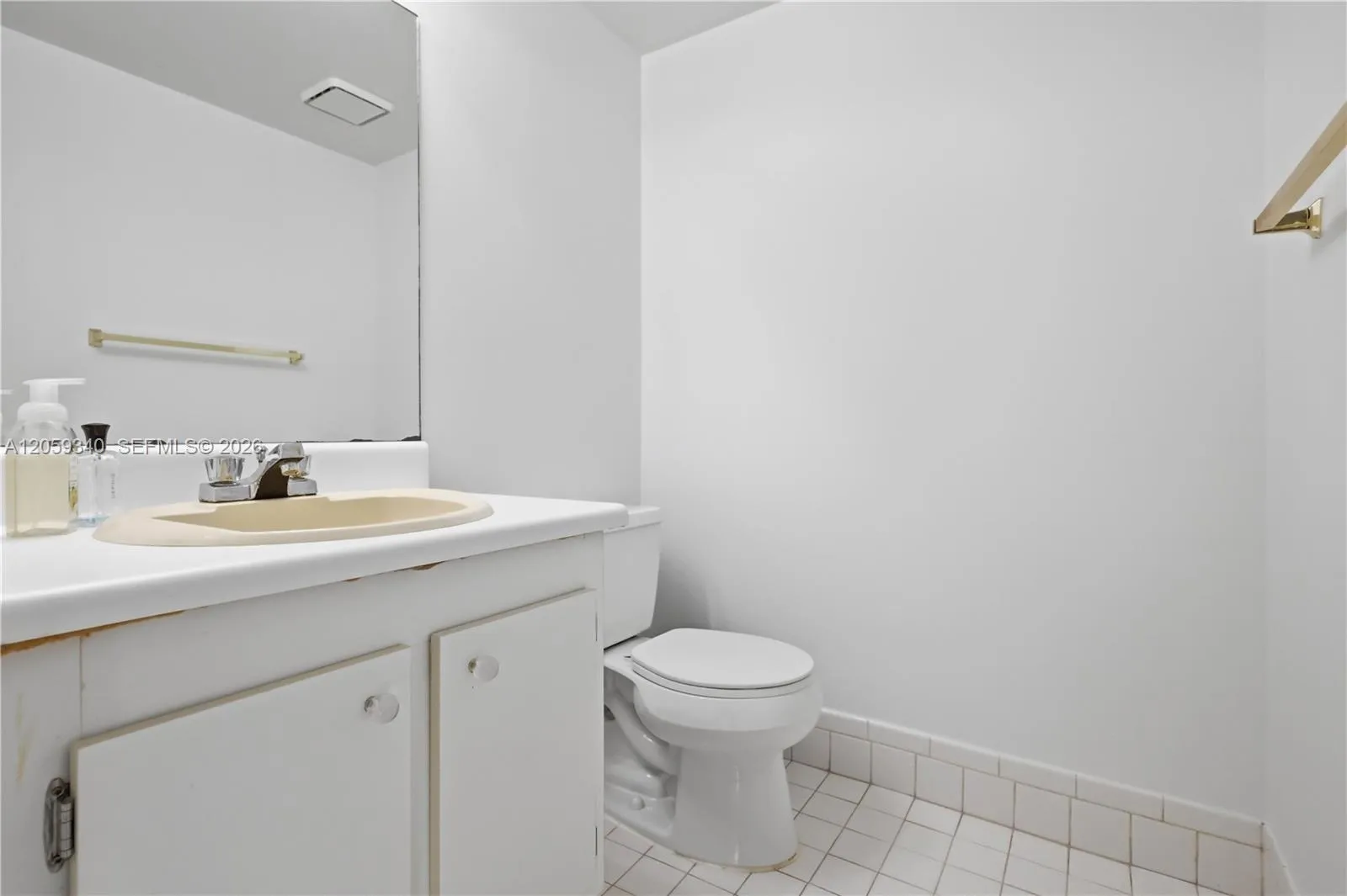 Half Bathroom- Digitally enhanced brightness
