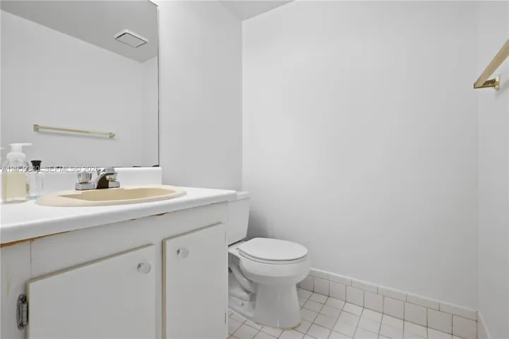Half Bathroom- Digitally enhanced brightness