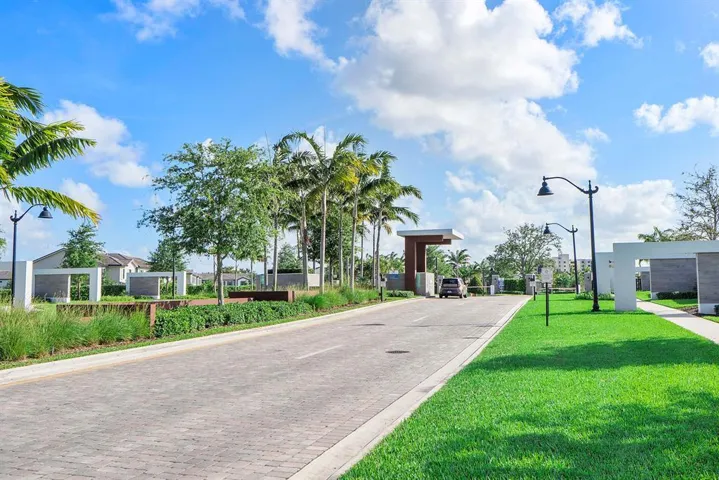Grand gated entrance