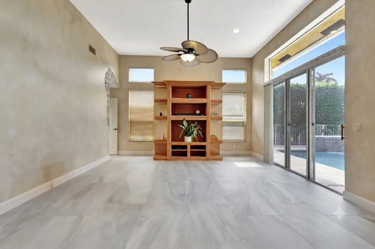 Furniture removed with AI