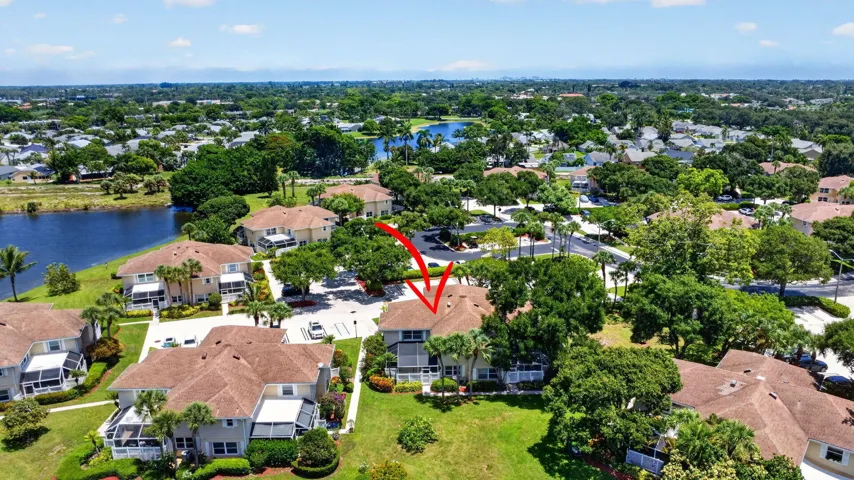 Aerial View with Property Highlight