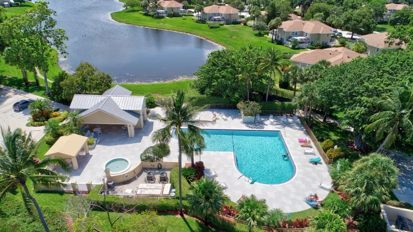 Community Pool Aerial